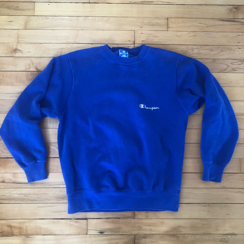 Vintage Champion Spell Out Sweatshirt USA Made L